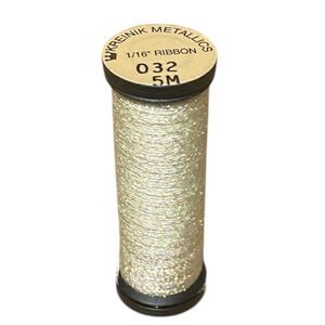Kreinik 1/16" Metallic Ribbon - 5m - 032 Pearl